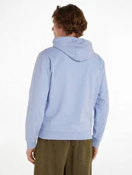 Tommy Jeans Kapuzensweatshirt TJM REG WASHED SIGNATURE HOODIE Blau/Hellblau