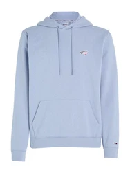 Tommy Jeans Kapuzensweatshirt TJM REG WASHED SIGNATURE HOODIE Blau/Hellblau