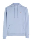 Tommy Jeans Kapuzensweatshirt TJM REG WASHED SIGNATURE HOODIE Blau/Hellblau
