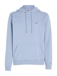 Tommy Jeans Kapuzensweatshirt TJM REG WASHED SIGNATURE HOODIE Blau/Hellblau