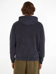 Tommy Jeans Kapuzensweatshirt TJM REG WASHED SIGNATURE HOODIE Dunkelgrau/Schwarz/Dunkelblau/Lila