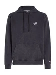 Tommy Jeans Kapuzensweatshirt TJM REG WASHED SIGNATURE HOODIE Dunkelgrau/Schwarz/Dunkelblau/Lila