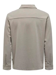 ONLY & SONS Langarmhemd New Kodyl ONSNEWKODYL OVERSHIRT SWEAT NOOS Khaki/Beige/Braun/Hellgrau/Grau
