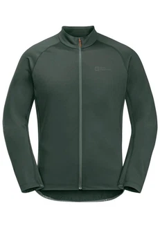 Jack Wolfskin Fahrradjacke MOROBBIA FZ Dunkelgrün/Grün