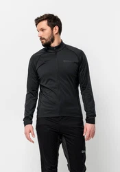 Jack Wolfskin Fahrradjacke MOROBBIA FZ Schwarz/Gelb/Dunkelgrau/Grau
