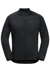 Jack Wolfskin Fahrradjacke MOROBBIA FZ Schwarz/Gelb/Dunkelgrau/Grau