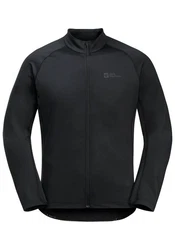 Jack Wolfskin Fahrradjacke MOROBBIA FZ Schwarz/Gelb/Dunkelgrau/Grau