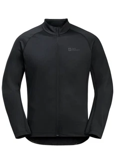 Jack Wolfskin Fahrradjacke MOROBBIA FZ Schwarz/Gelb/Dunkelgrau/Grau