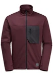 Jack Wolfskin Fahrradjacke BIKE COMMUTE JKT Dunkelrot/Bordeaux/Rot