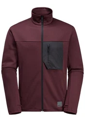 Jack Wolfskin Fahrradjacke BIKE COMMUTE JKT Dunkelrot/Bordeaux/Rot