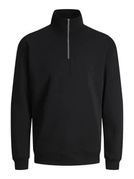 Sweatshirt JJEBRADLEY SWEAT HALF ZIP NOOS mit Troyer Kragen
