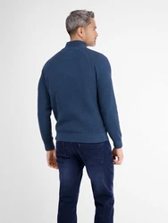 LERROS Strickpullover Troyer Dunkelblau/Blau/Hellblau