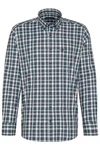 bugatti Langarmhemd Modern Fit Button-Down-Kragen Grau/Blau/Rot