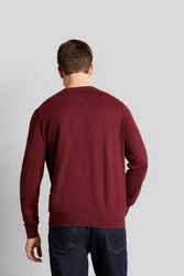 bugatti V-Ausschnitt Pullover Dunkelrot/Bordeaux/Rot