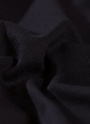 Trigema Rollkragenshirt Schwarz/Dunkelblau