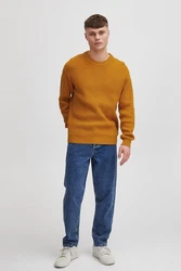 !Solid Strickpullover SDGIA Orange/Gelb/Braun