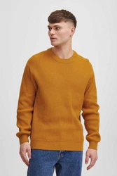 !Solid Strickpullover SDGIA Orange/Gelb/Braun