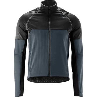 Gonso Fahrradjacke Bikejacke Canosio Dunkelblau/Grau/Blau/Hellblau