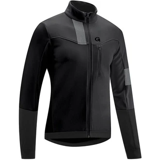 Gonso Fahrradjacke Valaff Schwarz/Blau/Dunkelgrau/Grau
