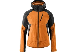 Gonso Fahrradjacke Paganella Anorak Braun/Orange