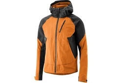 Gonso Fahrradjacke Paganella Anorak Braun/Orange