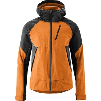 Gonso Fahrradjacke Paganella Anorak Braun/Orange