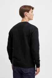 Casual Friday Strickjacke Karl Schwarz/Dunkelblau/Hellblau/Blau