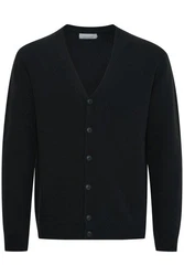 Casual Friday Strickjacke Karl Schwarz/Dunkelblau/Hellblau/Blau