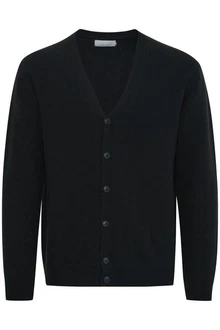 Casual Friday Strickjacke Karl Schwarz/Dunkelblau/Hellblau/Blau