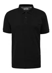 s.Oliver Herren Poloshirt Kurzarm Regular Fit mit Logostickerei Schwarz