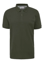 s.Oliver Poloshirt Basic Dunkelgrün/Khaki