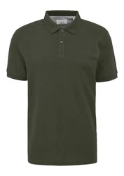 s.Oliver Poloshirt Basic Dunkelgrün/Khaki