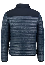 SUBLEVEL Steppjacke Stehkragen Herren Dunkelblau/Hellblau/Blau