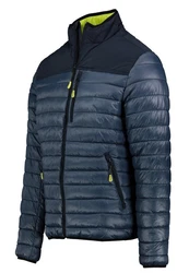 SUBLEVEL Steppjacke Stehkragen Herren Dunkelblau/Hellblau/Blau