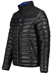 SUBLEVEL Steppjacke Stehkragen Herren Blau/Grau/Schwarz/Dunkelgrau