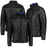 SUBLEVEL Steppjacke Stehkragen Herren Blau/Grau/Schwarz/Dunkelgrau