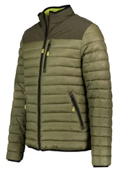 SUBLEVEL Steppjacke Stehkragen Herren Dunkelgrün