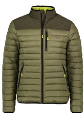 SUBLEVEL Steppjacke Stehkragen Herren Dunkelgrün