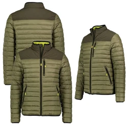 SUBLEVEL Steppjacke Stehkragen Herren Dunkelgrün
