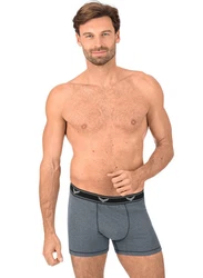 Trigema Boxer Bequeme Pants mit Webgummibund Blau/Grau/Dunkelblau