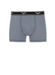 Trigema Boxer Bequeme Pants mit Webgummibund Blau/Grau/Dunkelblau