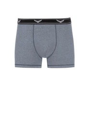 Trigema Boxer Bequeme Pants mit Webgummibund Blau/Grau/Dunkelblau
