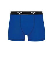 Trigema Boxer Bequeme Pants mit Webgummibund blau (royal)