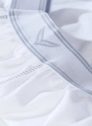 Trigema Boxer Bequeme Pants mit Webgummibund weiß