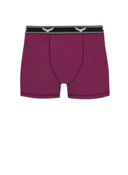 Trigema Boxer Bequeme Pants mit Webgummibund rot (sangria)