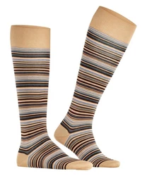FALKE Kniestrümpfe Microblock Beige/Gelb