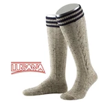 Lusana Trachtensocken Kniebundstrümpfe Beige/Gelb/Rot/Khaki/Blau/Weiß/Creme/Braun