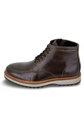 Digel Simple Schnürstiefelette Dunkelbraun/Braun