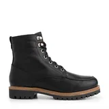 Schwarze Schnürstiefeletten mit Nieten image