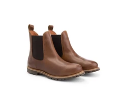 Travelin' Leikanger Chelseaboots Herren Cognac